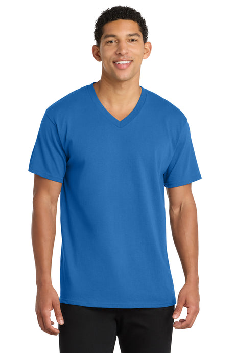 Port & Company PC54V Core Cotton V-Neck Tee | Port & Co PC54V