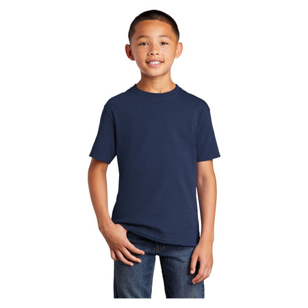 Port & Company ® Youth Core Cotton DTG Tee PC54YDTG - Port & Company PC54YDTG T-Shirts Port & Company Navy XS