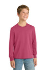 Port & Company PC54YLS Youth Long Sleeve Core Cotton Tee Wholesale Youth Long Sleeve Tees | Port & Co PC54YLS