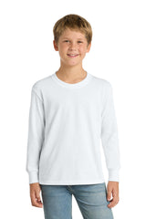 Port & Co ™  Youth Long Sleeve Core Cotton Tee. PC54YLS - Port & Company PC54YLS