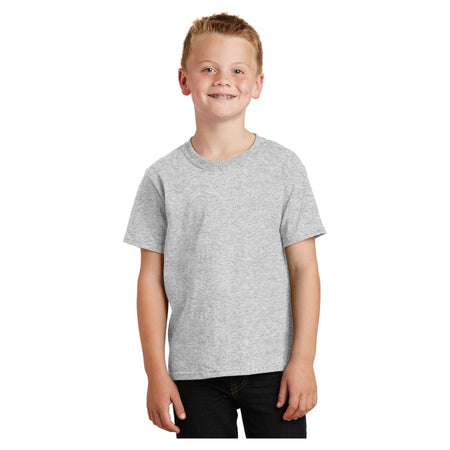 Port & Company ® - Youth Core Cotton Tee. PC54Y - Ash - Port & Company PC54Y T-Shirts Port & Company Ash XS