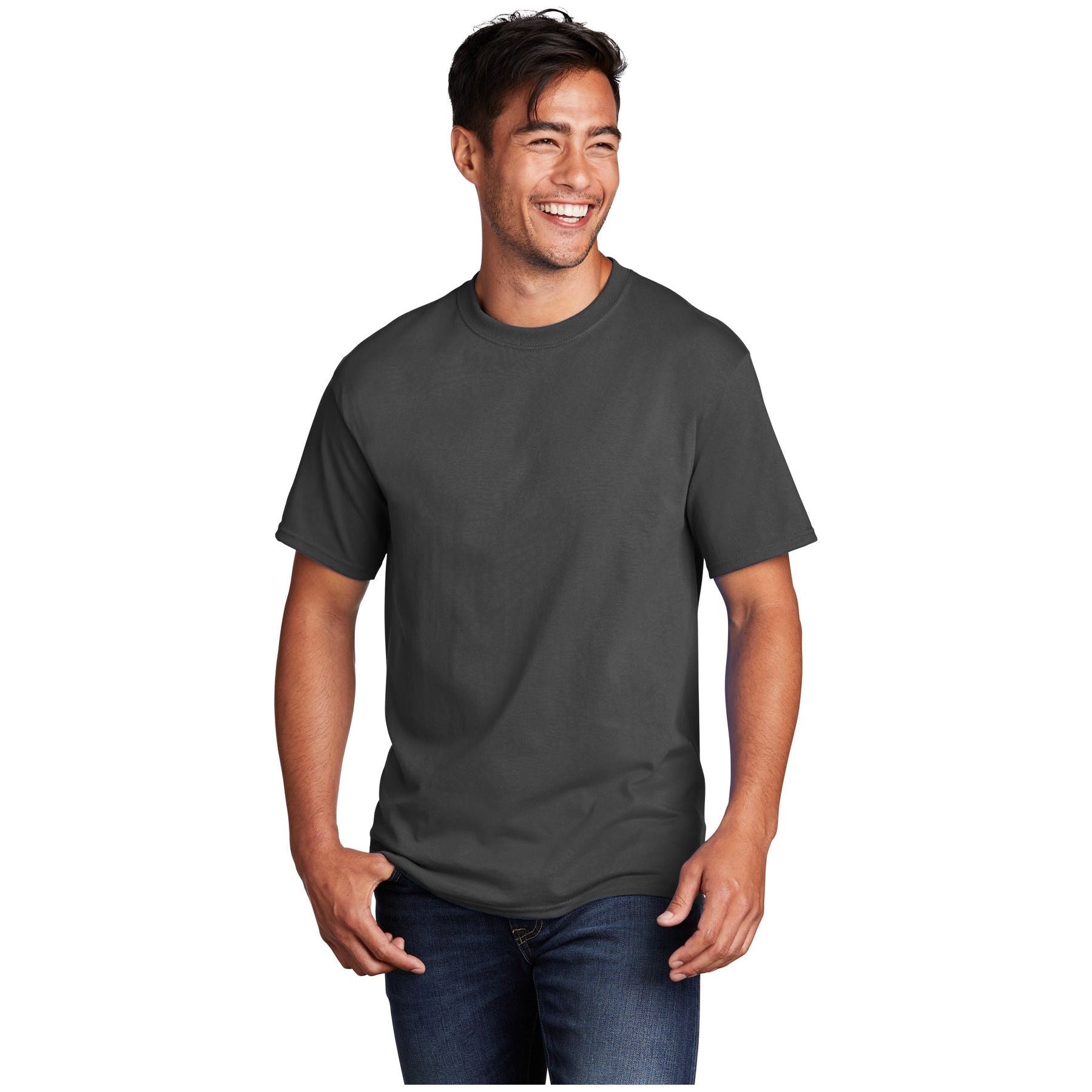 Port & Company ® - Core Cotton Tee. PC54 - Coal Grey - Port & Company PC54 T-Shirts Port & Company Coal Grey S