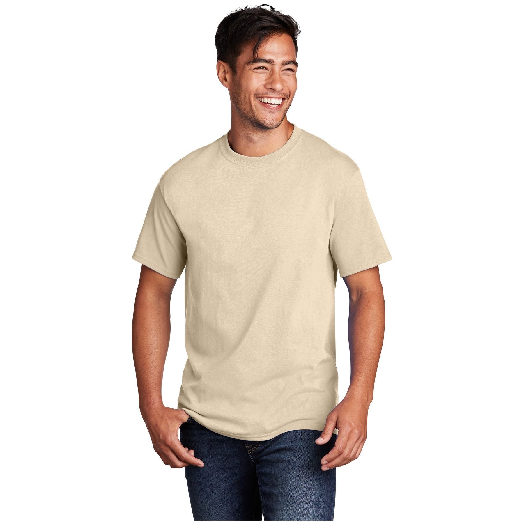 Port & Company ® - Core Cotton Tee. PC54 - Creme - Port & Company PC54 T-Shirts Port & Company Creme S