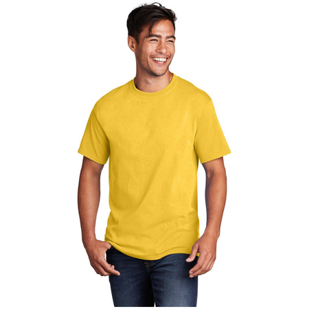 Port & Company ® - Core Cotton Tee. PC54 - Lemon Yellow - Port & Company PC54 T-Shirts Port & Company Lemon Yellow S