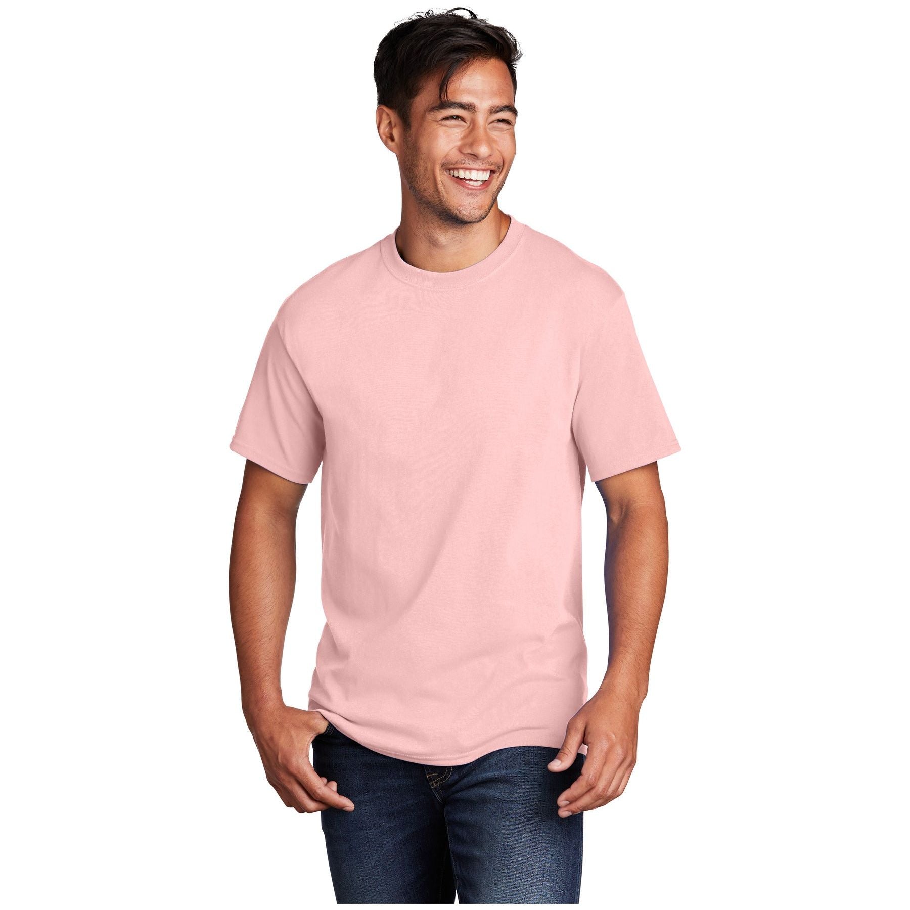 Port & Company ® - Core Cotton Tee. PC54 - Pale Blush - Port & Company PC54 T-Shirts Port & Company Pale Blush S