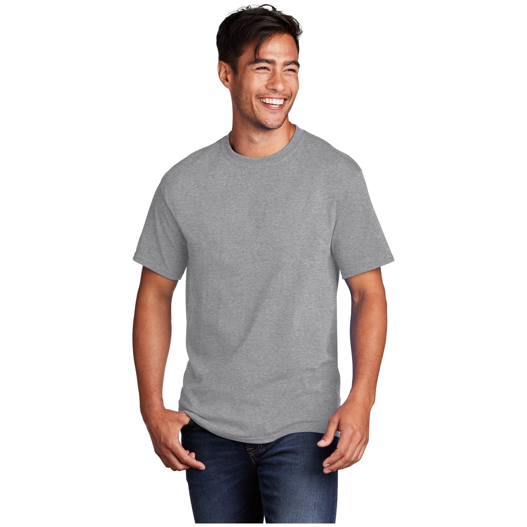 Port & Company ® - Core Cotton Tee. PC54 - Athletic Heather - Port & Company PC54 T-Shirts Port & Company Athletic Heather S