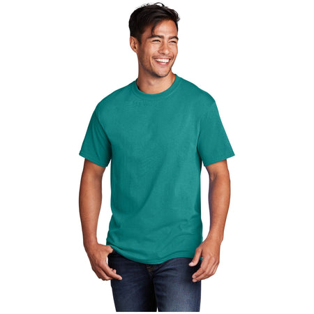 Port & Company ® - Core Cotton Tee. PC54 - Bright Aqua - Port & Company PC54 T-Shirts Port & Company Bright Aqua S