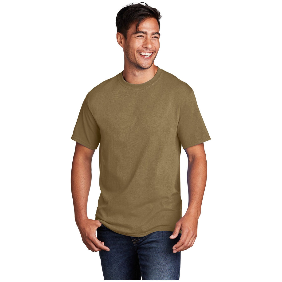 Port & Company ® - Core Cotton Tee. PC54 - Coyote Brown - Port & Company PC54 T-Shirts Port & Company Coyote Brown S