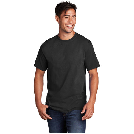 Port & Company ® - Core Cotton Tee. PC54 - Jet Black - Port & Company PC54 T-Shirts Port & Company Jet Black S