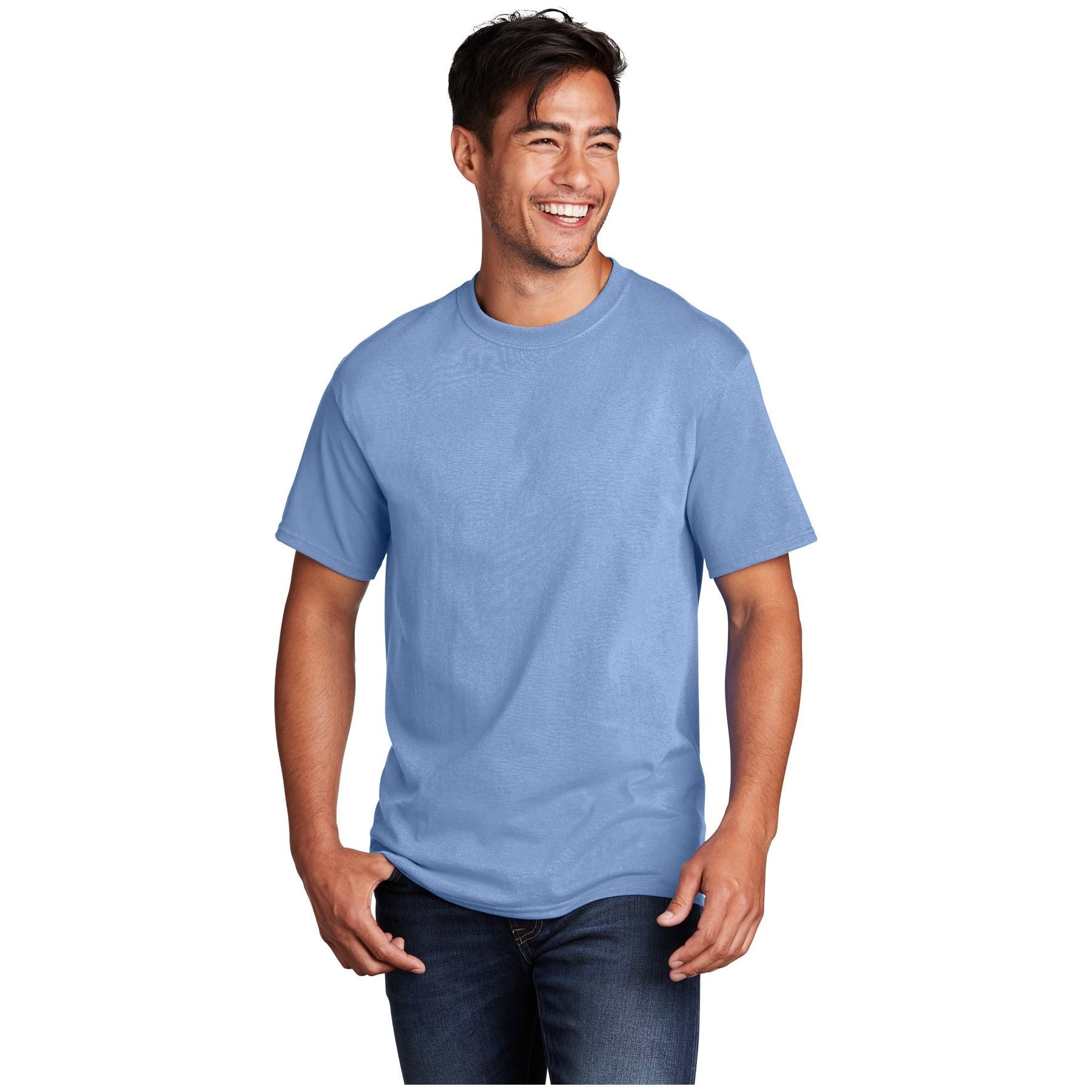 Port & Company ® - Core Cotton Tee. PC54 - Light Blue - Port & Company PC54 T-Shirts Port & Company Light Blue S