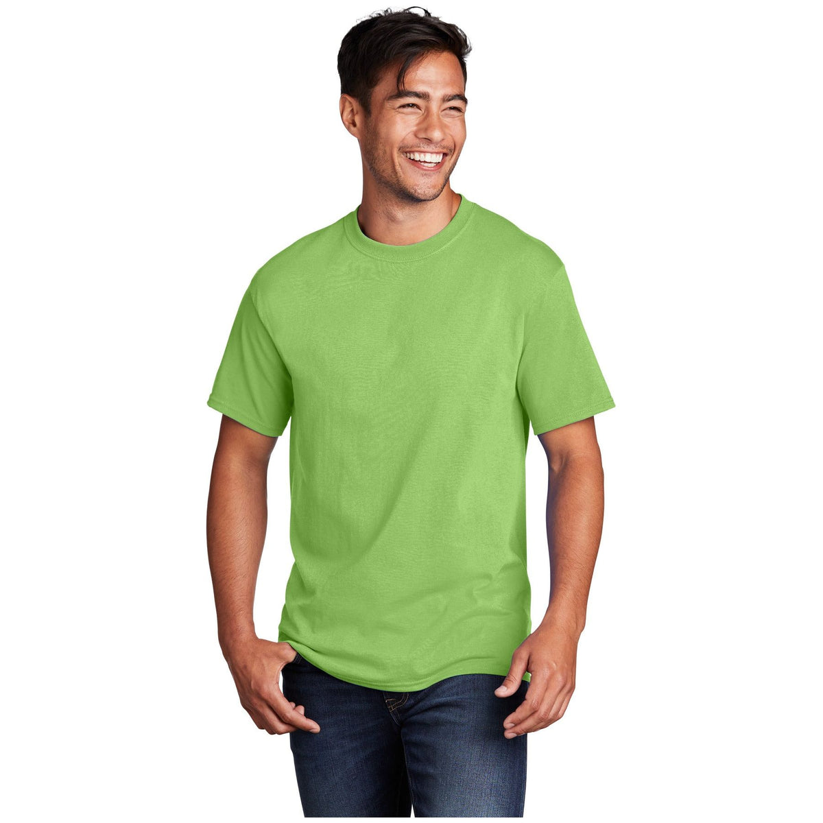 Port & Company ® - Core Cotton Tee. PC54 - Lime - Port & Company PC54 T-Shirts Port & Company Lime S