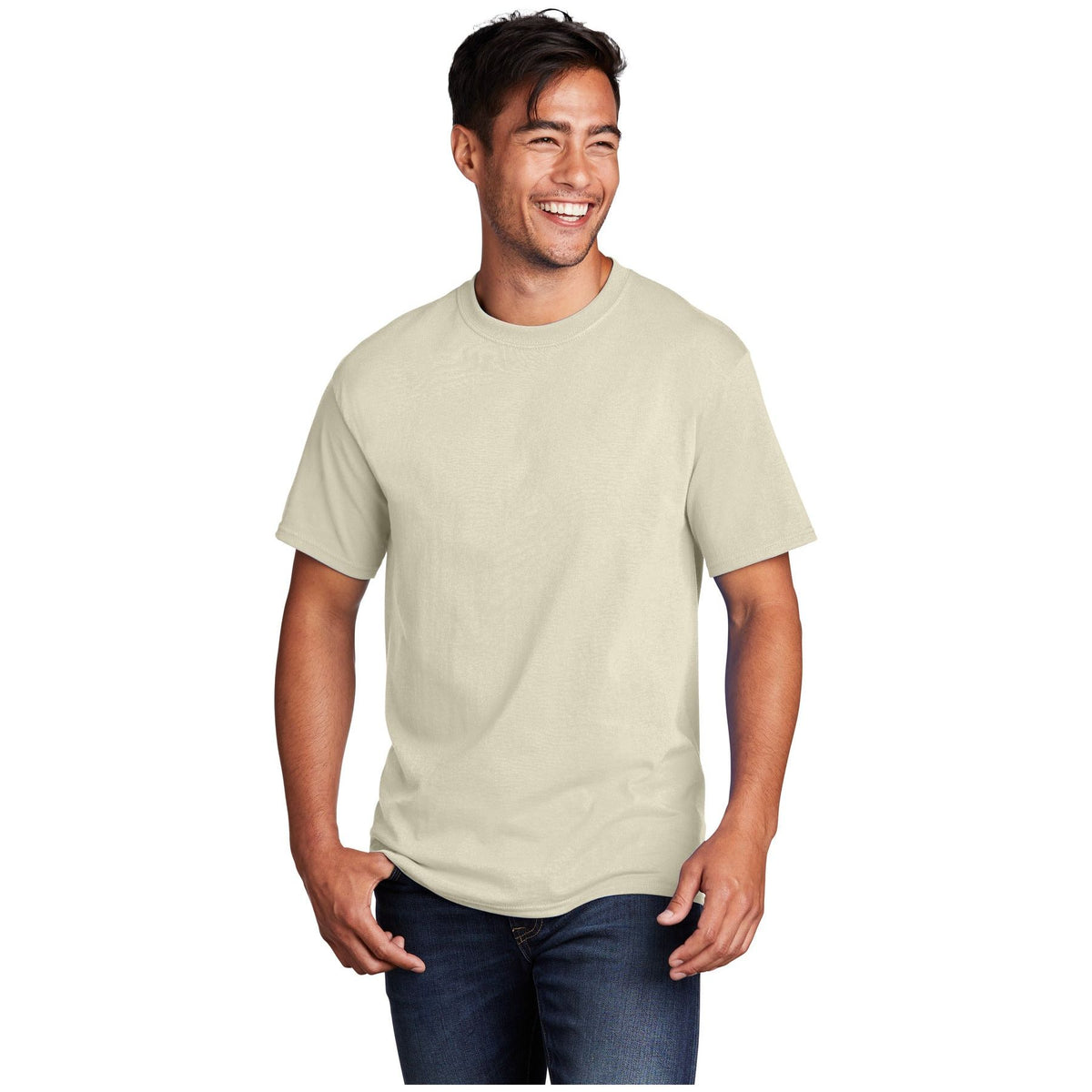 Port & Company ® - Core Cotton Tee. PC54 - Natural - Port & Company PC54 T-Shirts Port & Company Natural S