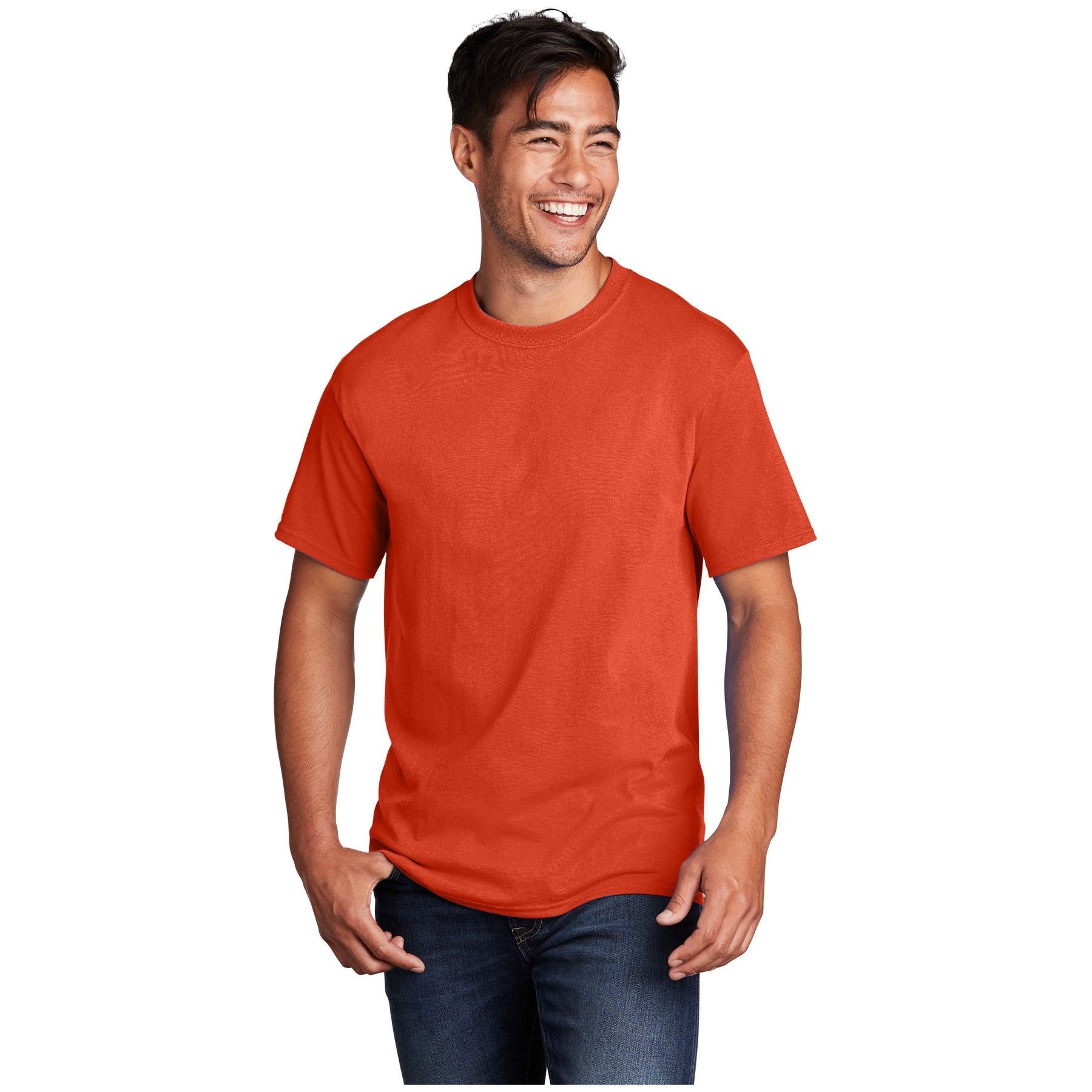 Port & Company ® - Core Cotton Tee. PC54 - Orange - Port & Company PC54 T-Shirts Port & Company Orange S