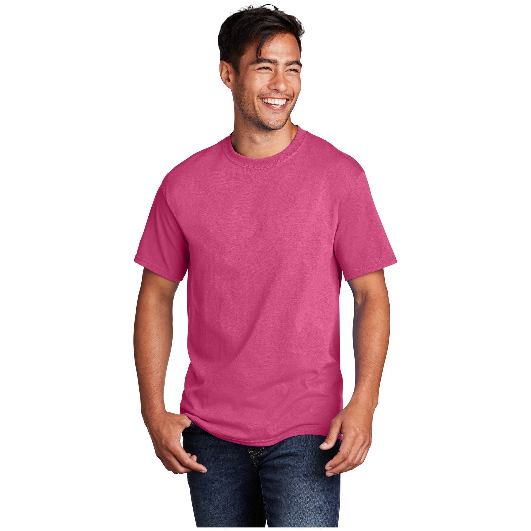 Port & Company ® - Core Cotton Tee. PC54 - Sangria - Port & Company PC54 T-Shirts Port & Company Sangria S