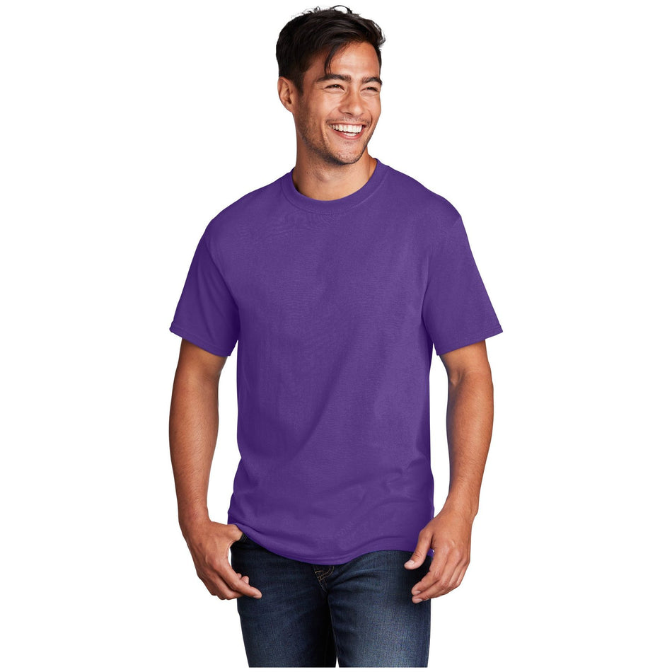 Port & Company ® - Core Cotton Tee. PC54 - Team Purple - Port & Company PC54 T-Shirts Port & Company Team Purple S