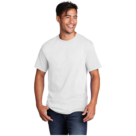 Port & Company ® - Core Cotton Tee. PC54 - White - Port & Company PC54 T-Shirts Port & Company White S