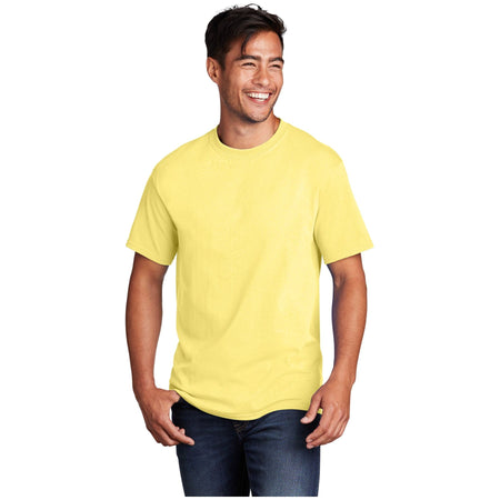 Port & Company ® - Core Cotton Tee. PC54 - Yellow - Port & Company PC54 T-Shirts Port & Company Yellow S