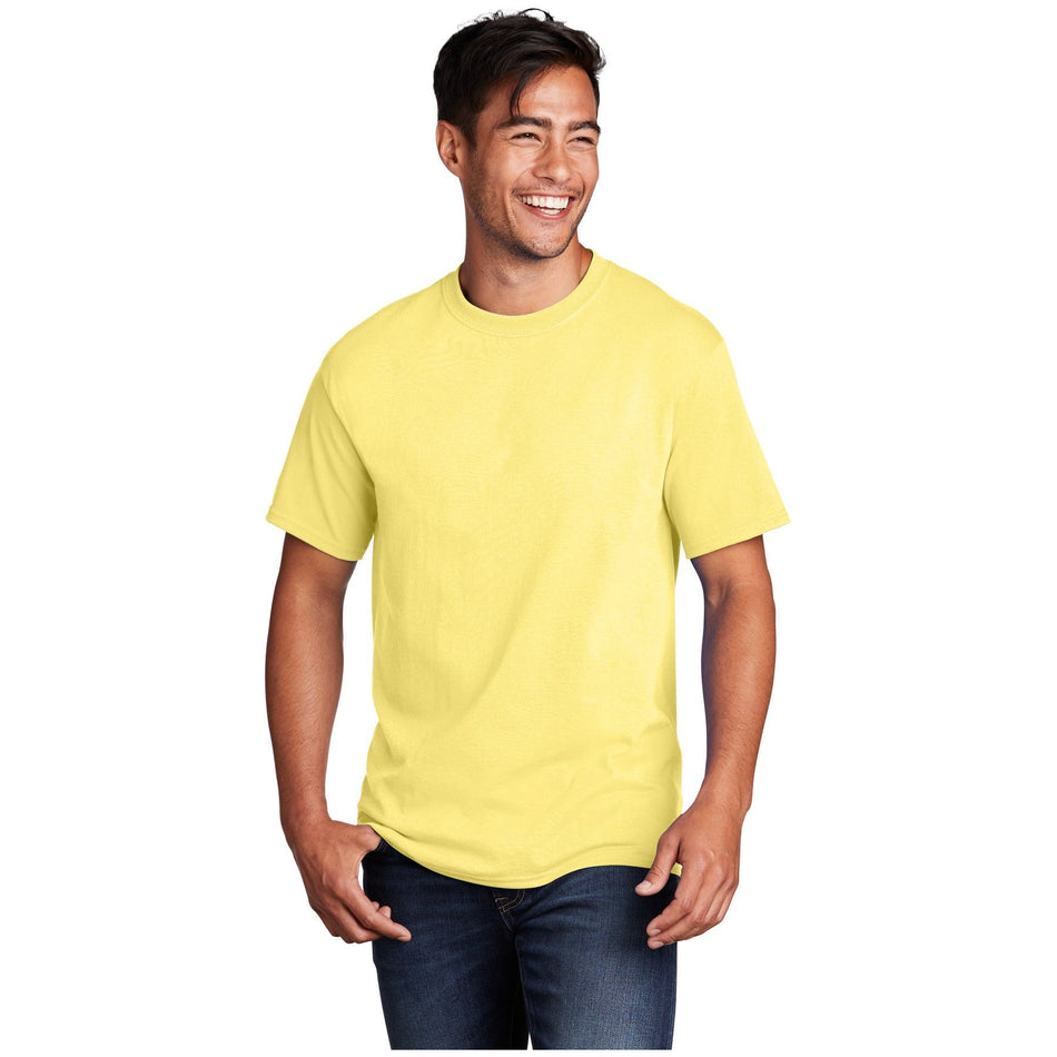 Port & Company ® - Core Cotton Tee. PC54 - Yellow - Port & Company PC54 T-Shirts Port & Company Yellow S