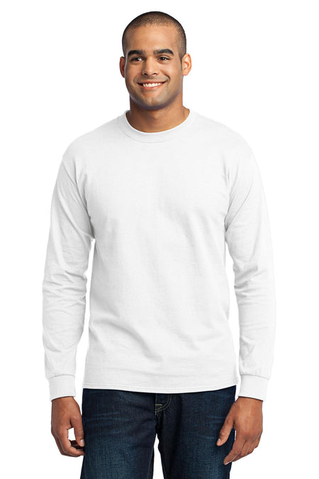 Port & Company ® Tall Long Sleeve Core Blend Tee. PC55LST - Port & Company PC55LST T-Shirts Port & Company