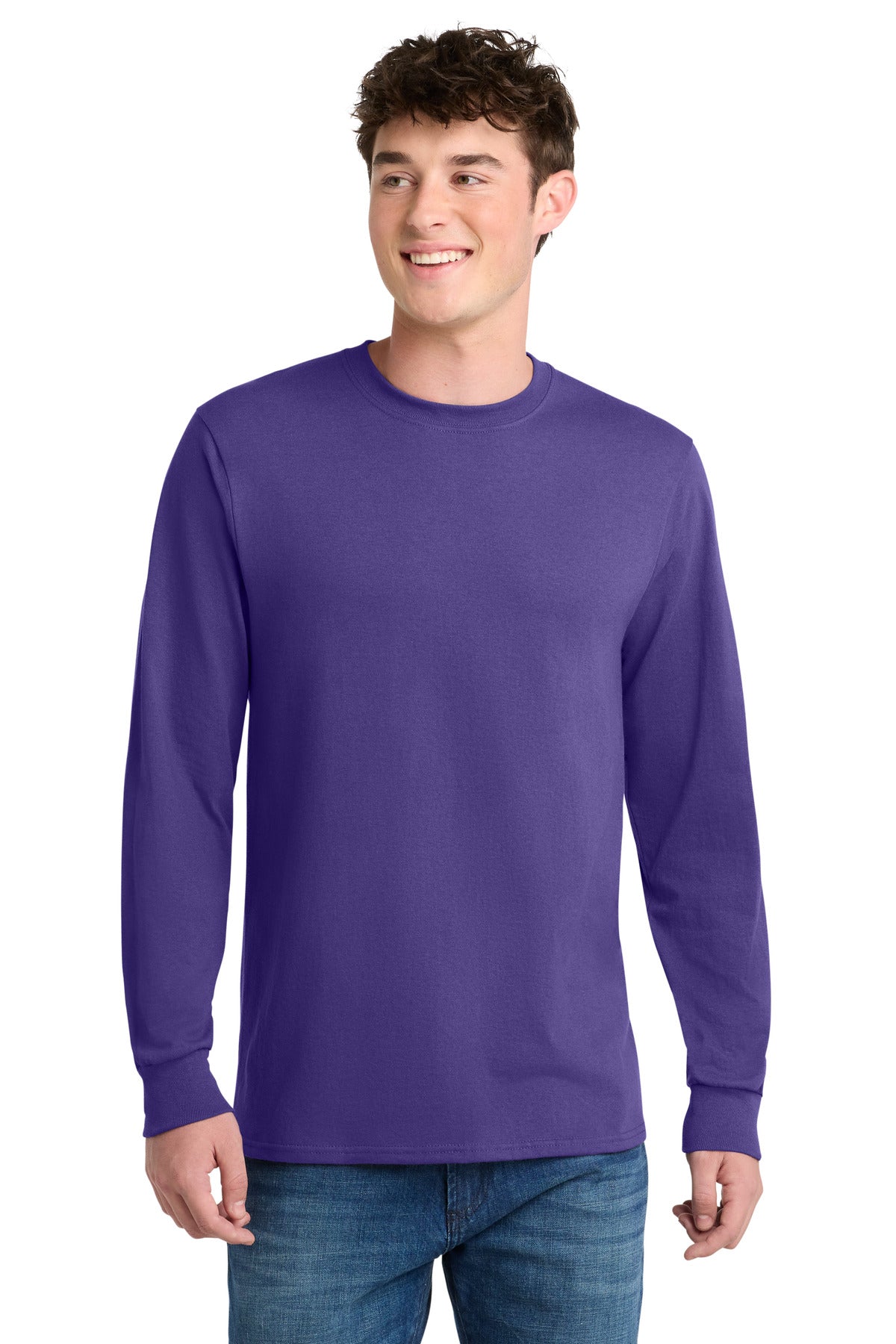 Port & Company PC55LS Long Sleeve Core Blend Tee | Port & Co PC55LS
