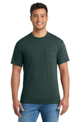 Port & Company PC55PT Tall Core Blend Pocket Tee | Port & Co PC55PT