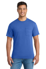 Port & Company PC55PT Tall Core Blend Pocket Tee | Port & Co PC55PT