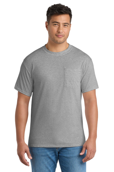 Port & Company PC55P Core Blend Pocket Tee | Port & Co PC55P