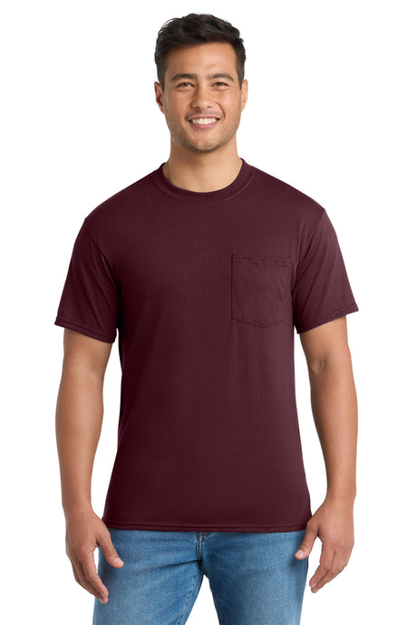 Port & Company PC55P Core Blend Pocket Tee | Port & Co PC55P