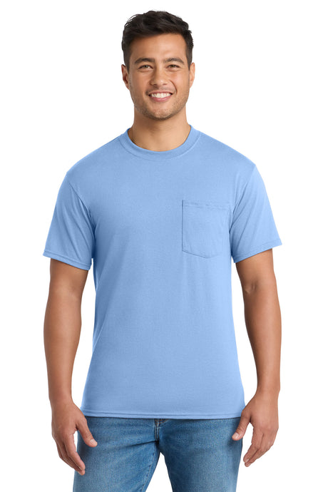 Port & Company PC55P Core Blend Pocket Tee | Port & Co PC55P