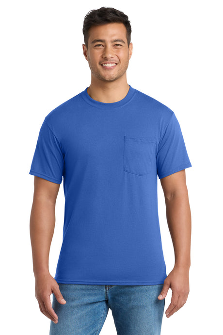 Port & Company PC55P Core Blend Pocket Tee | Port & Co