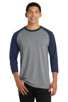 Port & Company PC55RS Core Blend 3/4-Sleeve Raglan Tee Wholesale Baseball Tees | Port & Co PC55RS