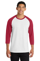 Port & Co ™  Core Blend 3/4-Sleeve Raglan Tee. PC55RS - Port & Company PC55RS