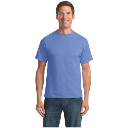 Port & Company ® Tall Core Blend Tee. PC55T - Carolina Blue - Port & Company PC55T T-Shirts Port & Company Carolina Blue LT