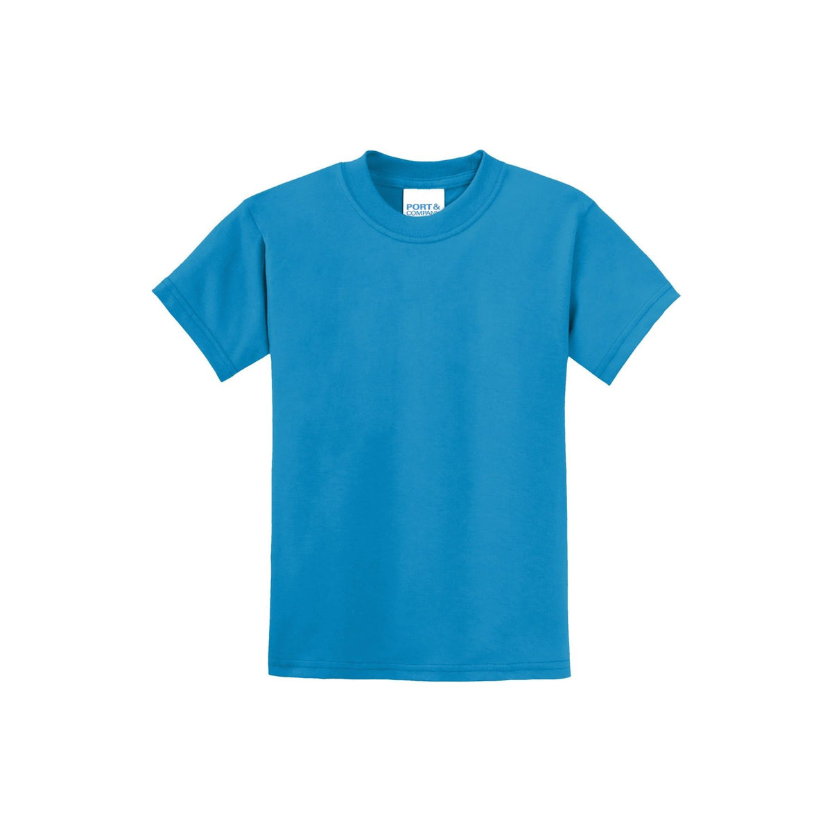 Port & Company ® - Youth Core Blend Tee. PC55Y - Port & Company PC55Y T-Shirts Port & Company Sapphire XS