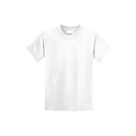 Port & Company ® - Youth Core Blend Tee. PC55Y - White - Port & Company PC55Y T-Shirts Port & Company White XS