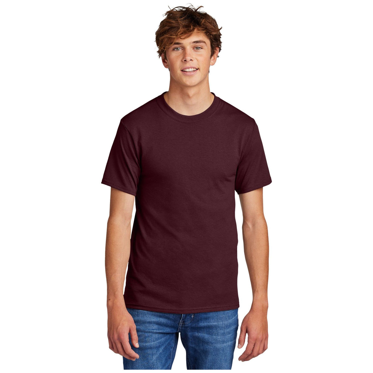 Port & Company ® - Core Blend Tee. PC55 - Athletic Maroon - Port & Company PC55 T-Shirts Port & Company Athletic Maroon S