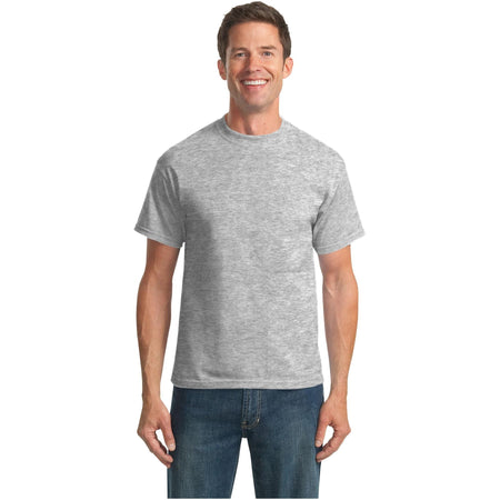 Port & Company ® Tall Core Blend Tee. PC55T - Ash - Port & Company PC55T T-Shirts Port & Company Ash LT