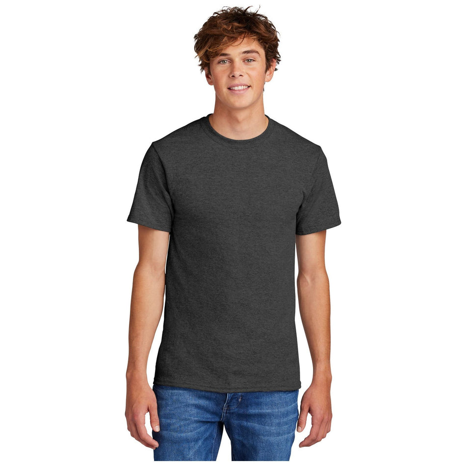 Port & Company ® - Core Blend Tee. PC55 - Dark Heather Grey - Port & Company PC55 T-Shirts Port & Company Dark Heather Grey S