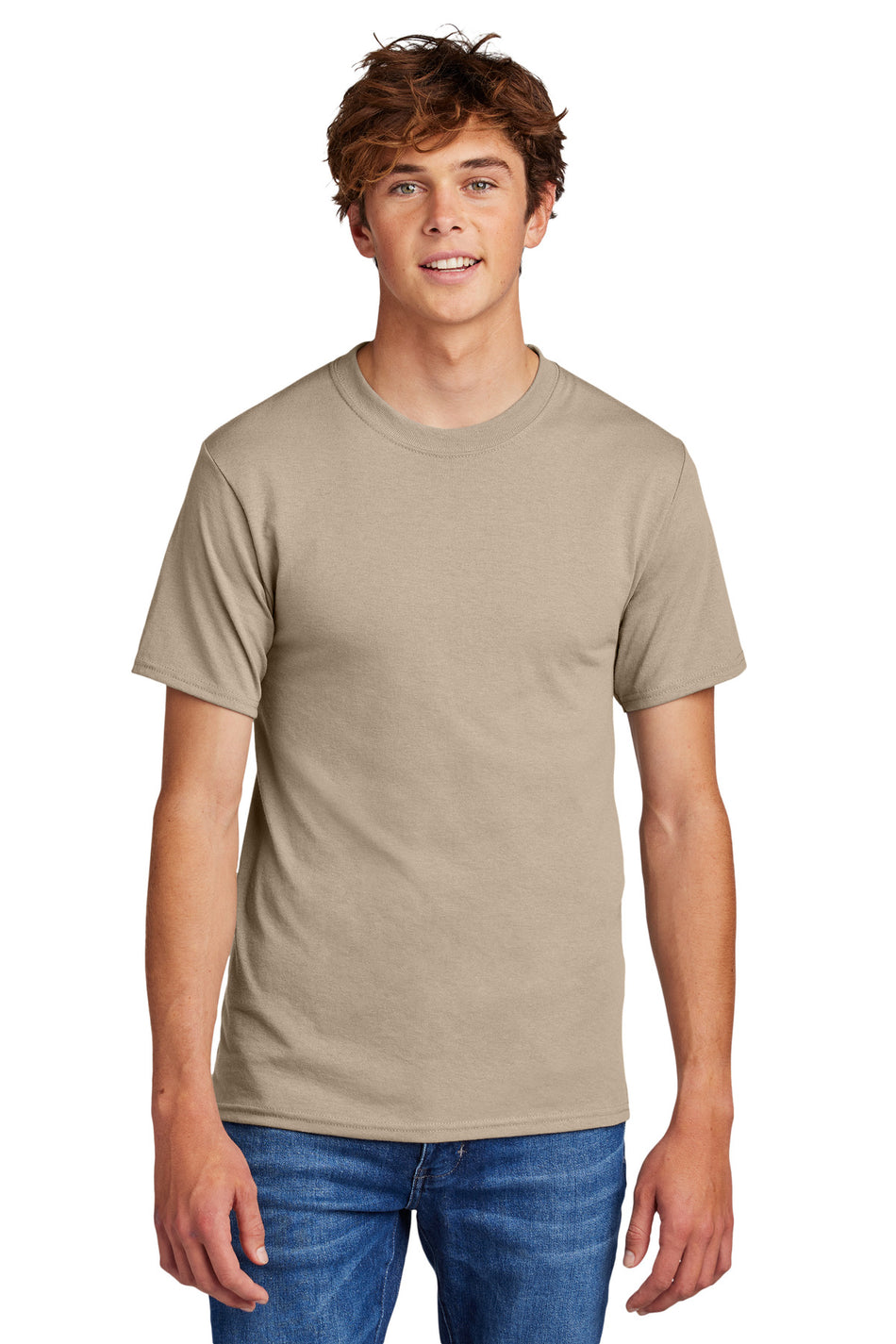 Port & Company ® - Core Blend Tee. PC55 - Desert Sand - Port & Company PC55 T-Shirts Port & Company Desert Sand S