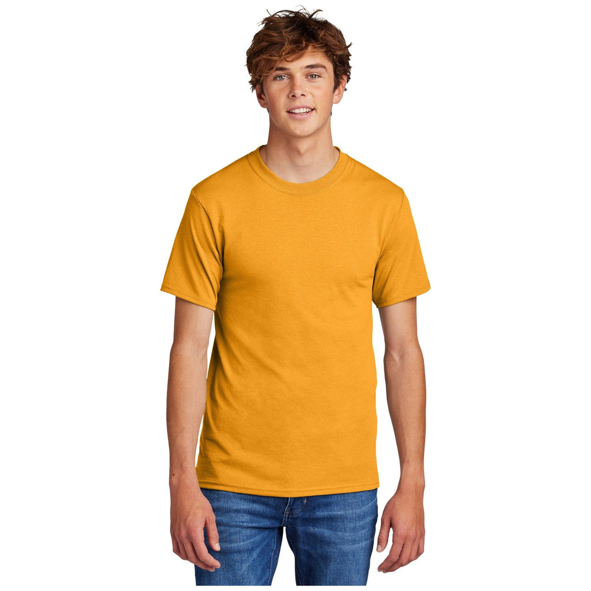 Port & Company ® - Core Blend Tee. PC55 - Gold - Port & Company PC55 T-Shirts Port & Company Gold S