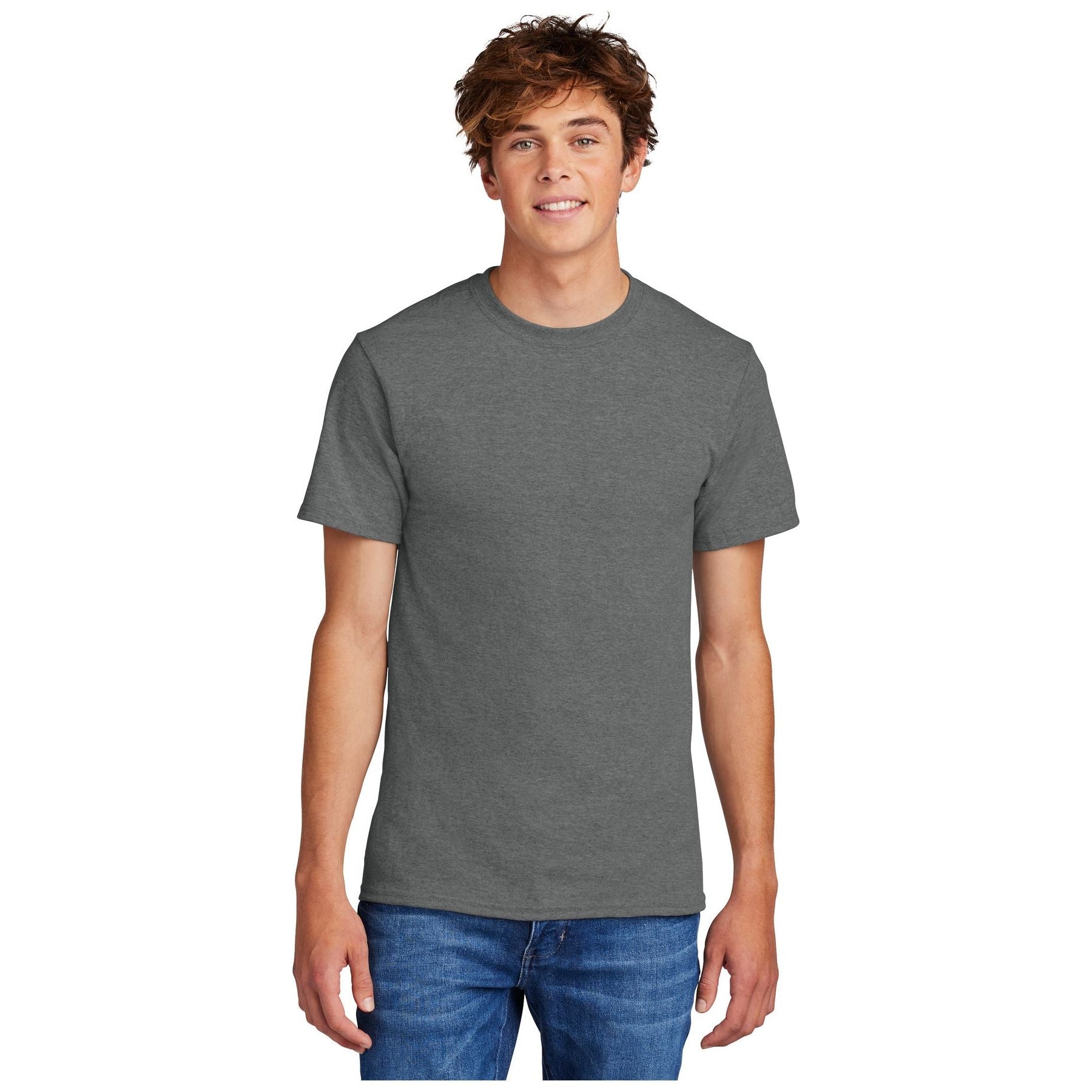 Port & Company ® - Core Blend Tee. PC55 - Graphite Heather - Port & Company PC55 T-Shirts Port & Company Graphite Heather S