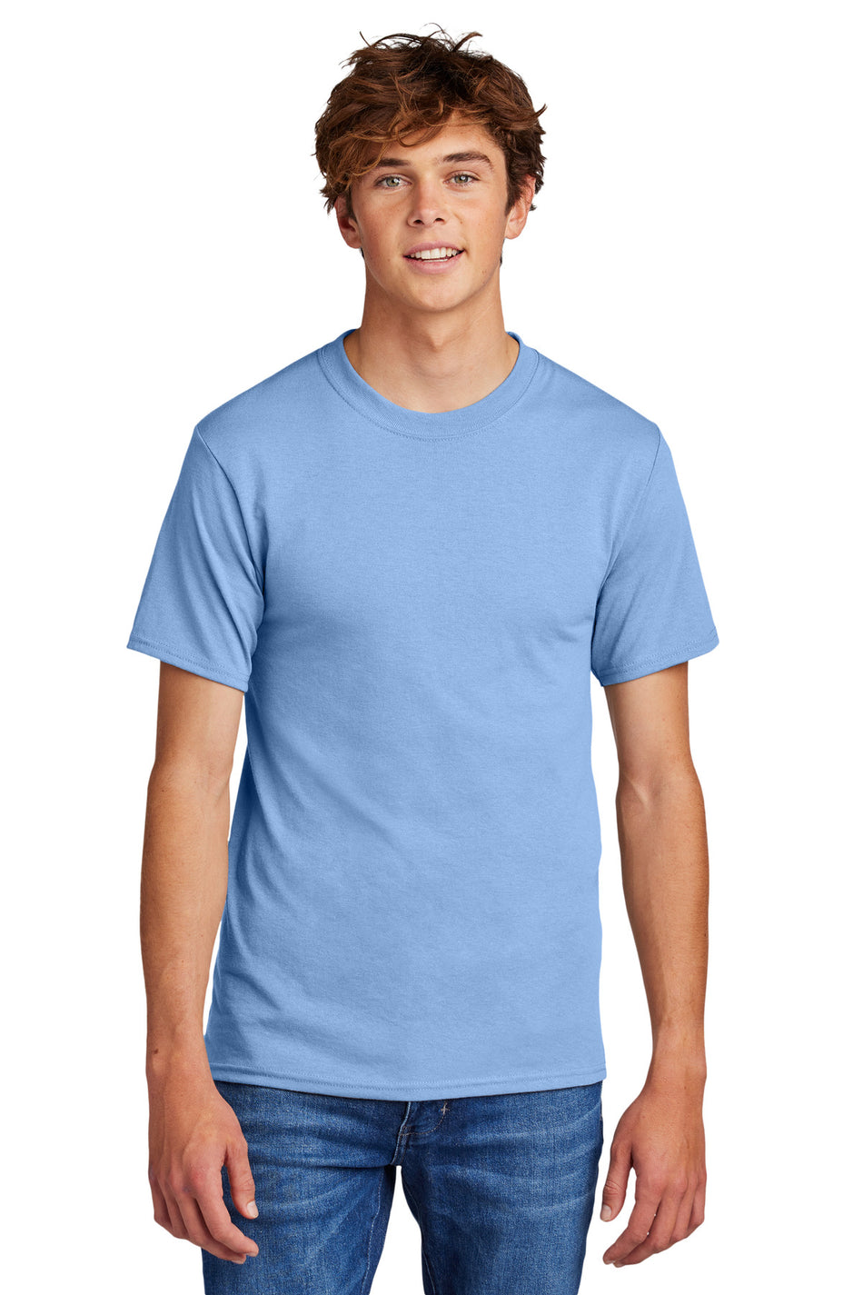 Port & Company ® - Core Blend Tee. PC55 - Light Blue - Port & Company PC55 T-Shirts Port & Company Light Blue S