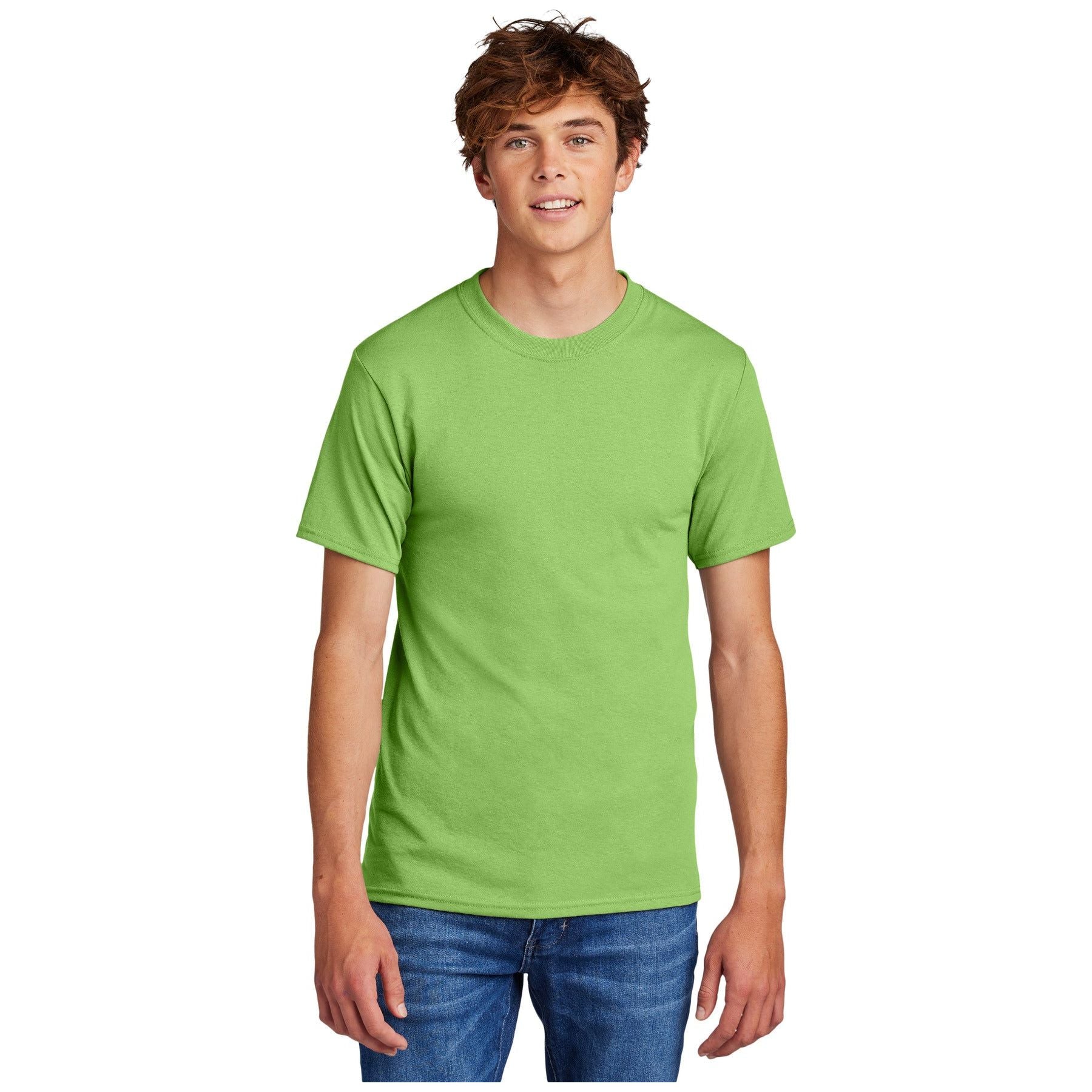 Port & Company ® - Core Blend Tee. PC55 - Lime - Port & Company PC55 T-Shirts Port & Company Lime S