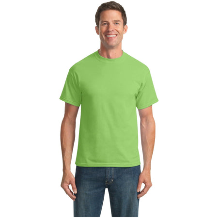 Port & Company ® Tall Core Blend Tee. PC55T - Lime - Port & Company PC55T T-Shirts Port & Company Lime LT