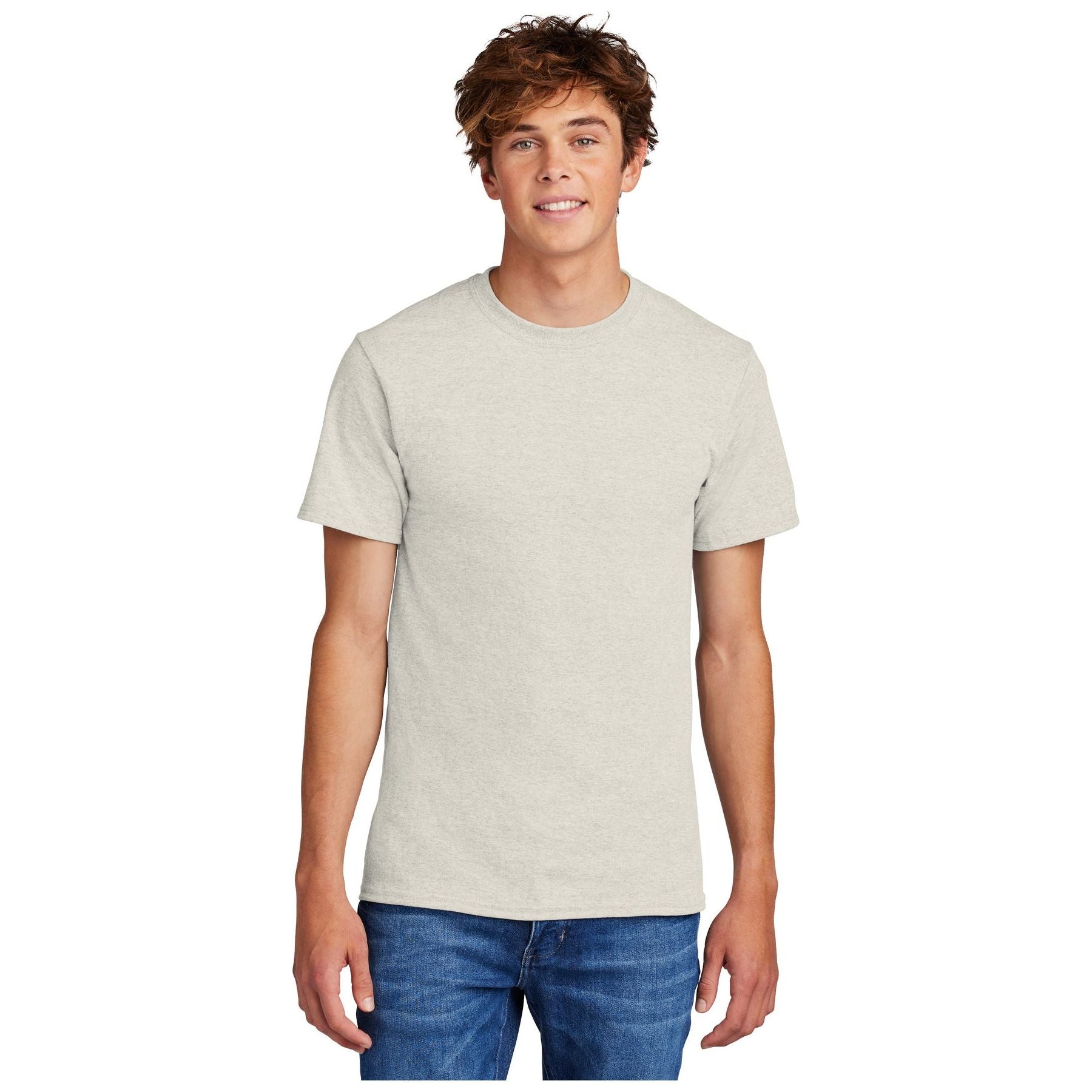 Port & Company ® - Core Blend Tee. PC55 - Oatmeal Heather - Port & Company PC55 T-Shirts Port & Company Oatmeal Heather S