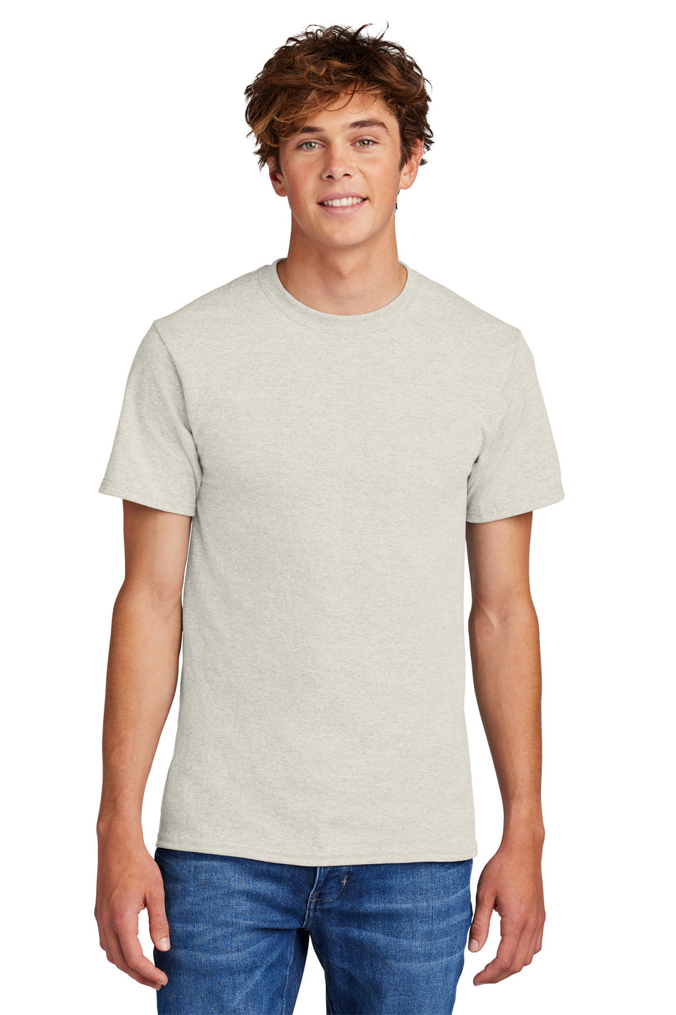 Port & Company ® - Core Blend Tee. PC55 - Oatmeal Heather - Port & Company PC55 T-Shirts Port & Company Oatmeal Heather S