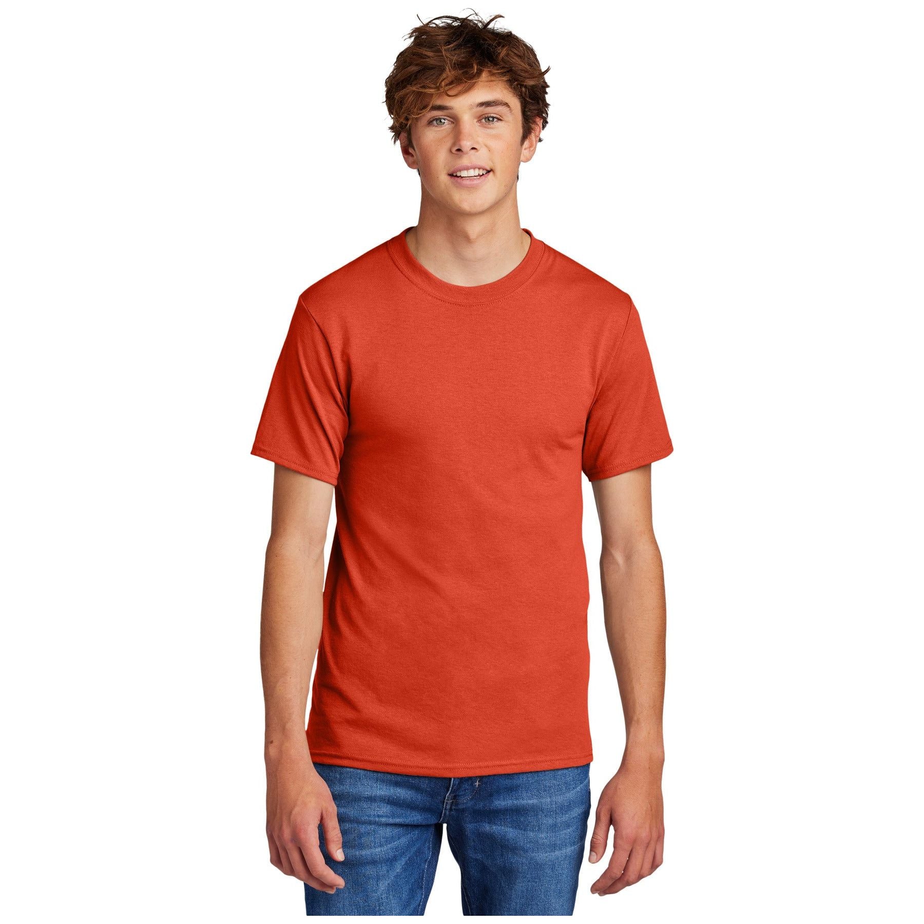 Port & Company ® - Core Blend Tee. PC55 - Orange - Port & Company PC55 T-Shirts Port & Company Orange S