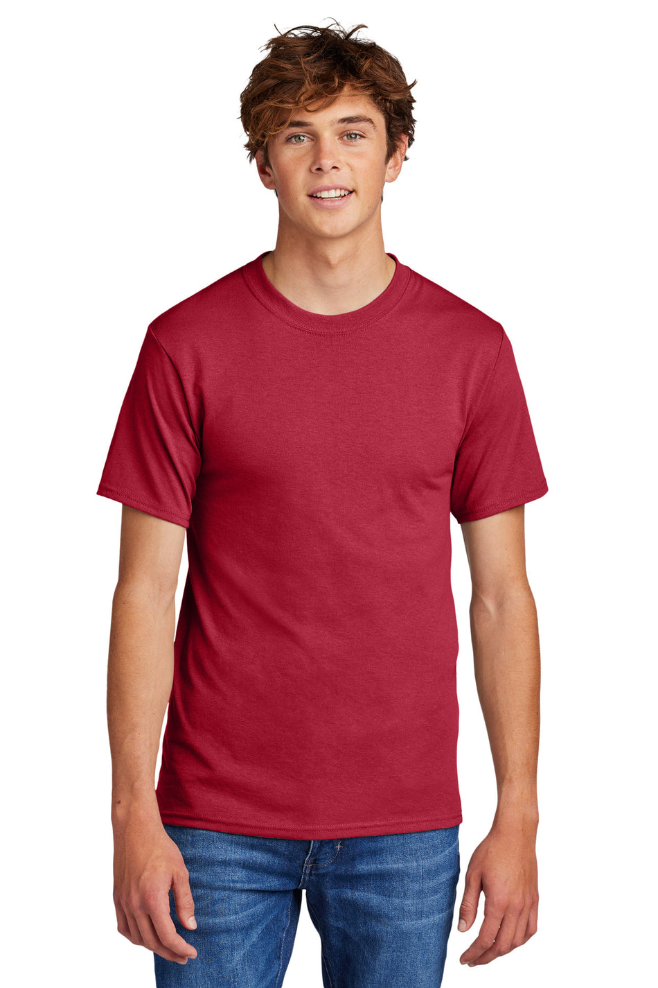 Port & Company ® - Core Blend Tee. PC55 - Red - Port & Company PC55 T-Shirts Port & Company Red S