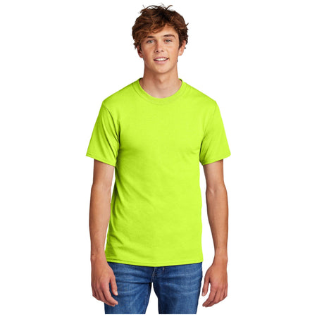 Port & Company ® - Core Blend Tee. PC55 - Safety Green - Port & Company PC55 T-Shirts Port & Company Safety Green S