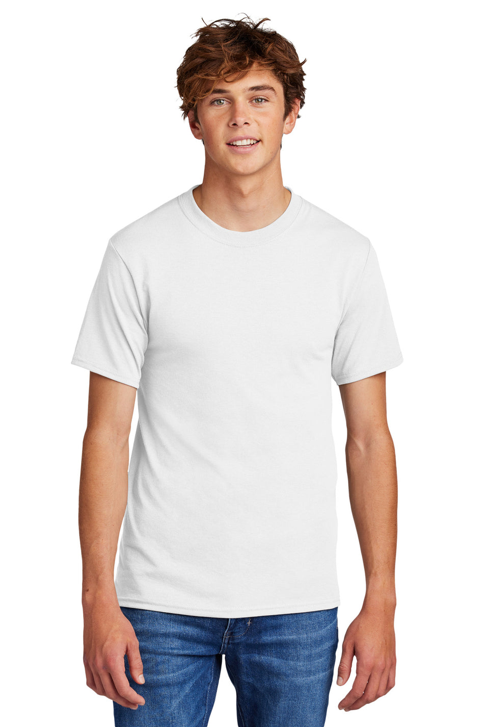 Port & Company ® - Core Blend Tee. PC55 - White - Port & Company PC55 T-Shirts Port & Company White S